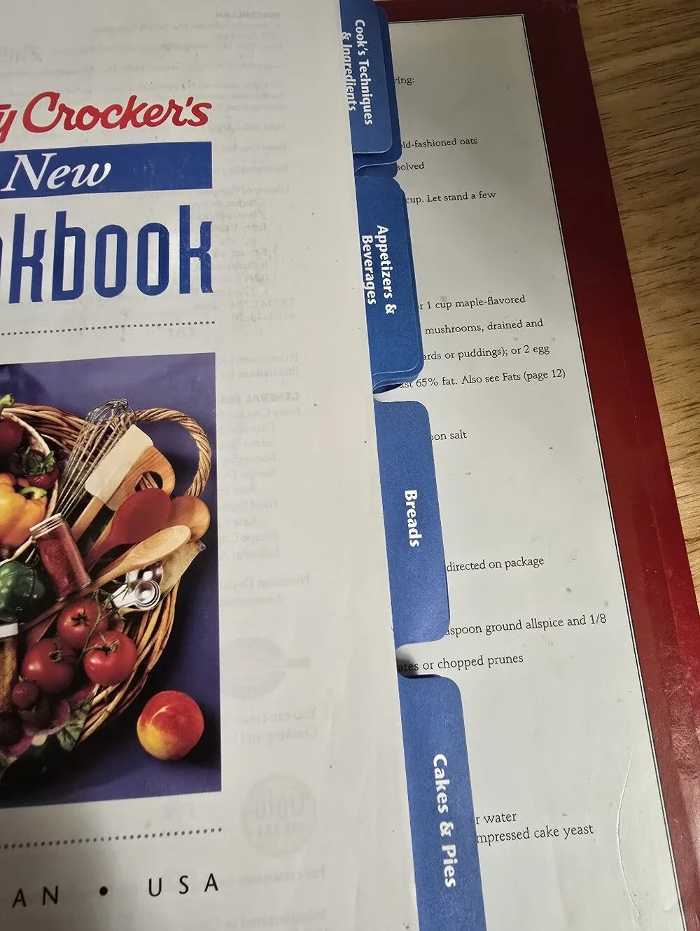 Betty Crocker Cookbooks with Pink and Red Accents